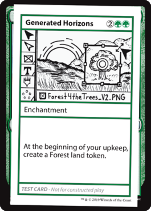 Generated Horizons Card Front