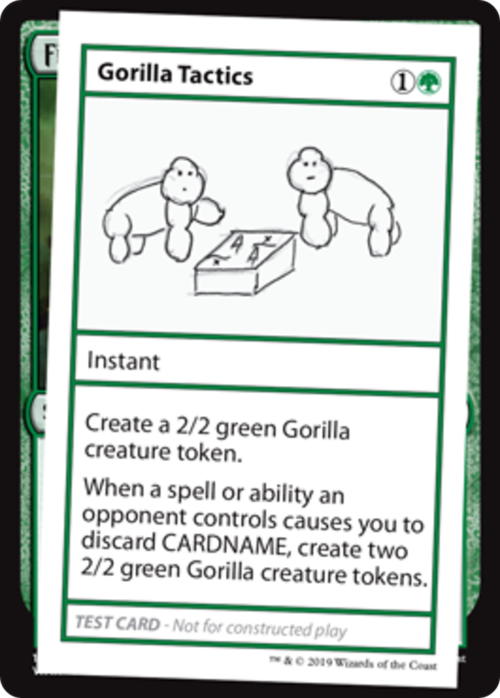 Gorilla Tactics Card Front