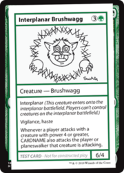 Interplanar Brushwagg · No PW Symbol 079