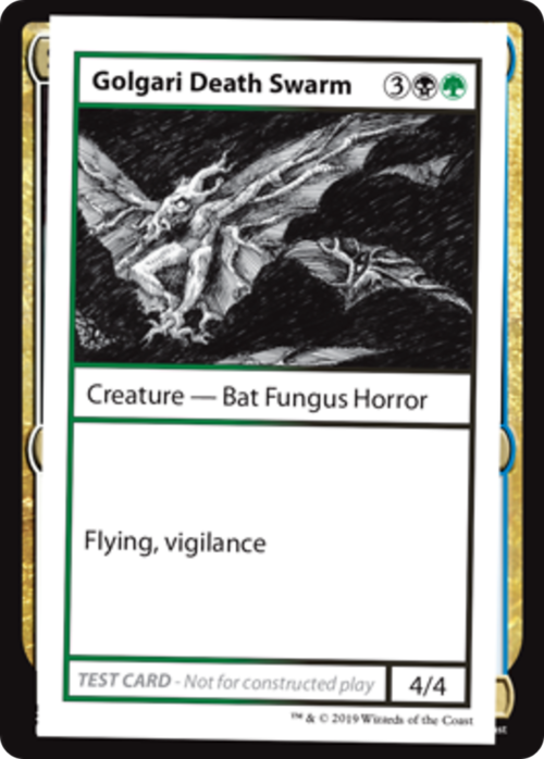 Golgari Death Swarm Card Front