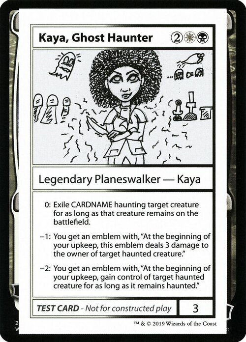 Kaya, Ghost Haunter Card Front