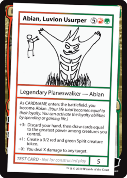 Abian, Luvion Usurper Card Front