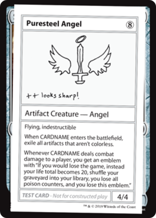 Puresteel Angel Card Front