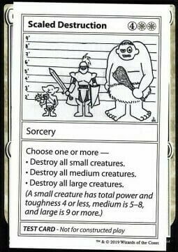 Scaled Destruction Card Front