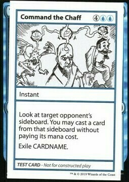 Command the Chaff Card Front