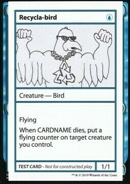 Recycla-bird Card Front
