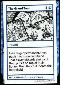 The Grand Tour Card Front