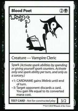 Blood Poet Card Front