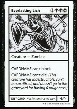 Everlasting Lich Card Front