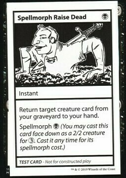 Spellmorph Raise Dead Card Front