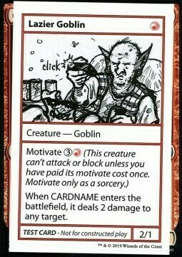 Lazier Goblin Card Front