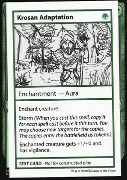 Krosan Adaptation Card Front