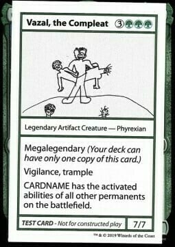 Vazal, the Compleat Card Front