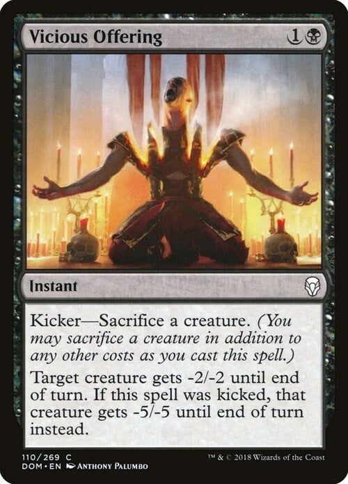 Vicious Offering Card Front