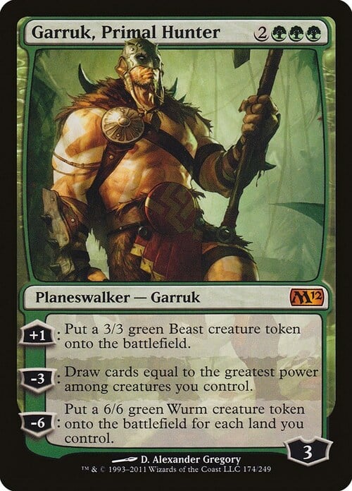 Garruk, cazador primordial Frente