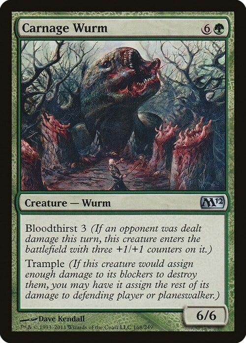 Carnage Wurm Card Front