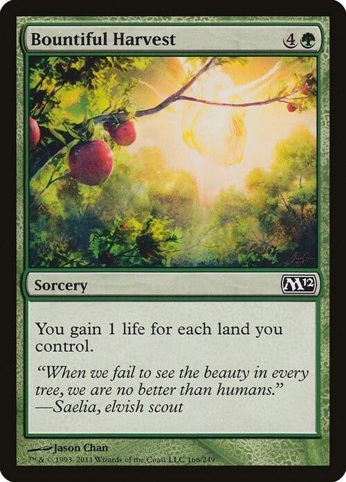 Bountiful Harvest Card Front