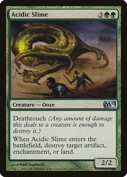Acidic Slime Card Front