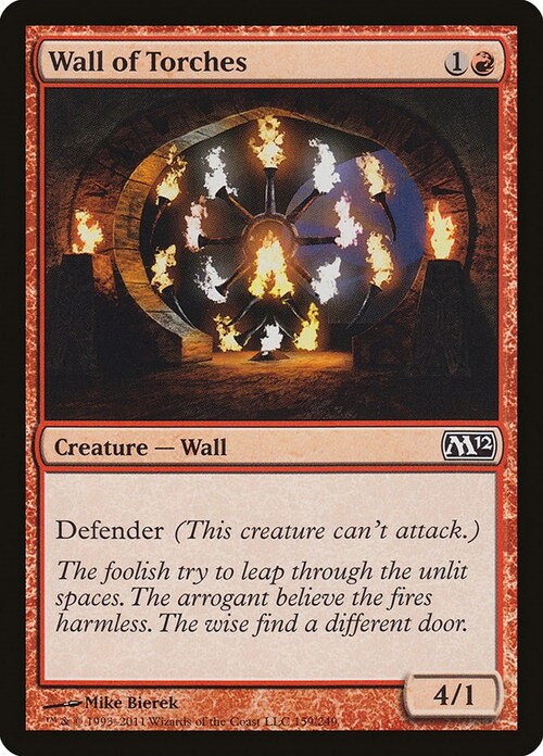 Wall of Torches Card Front