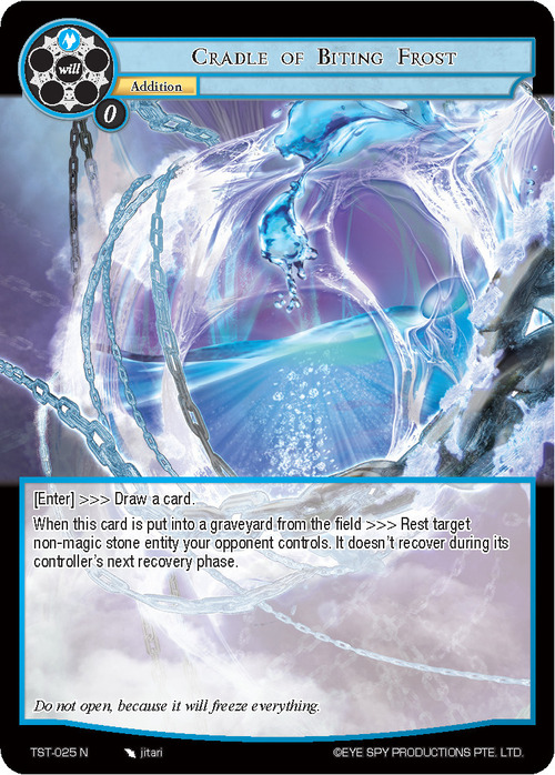 Cradle of Biting Frost Card Front