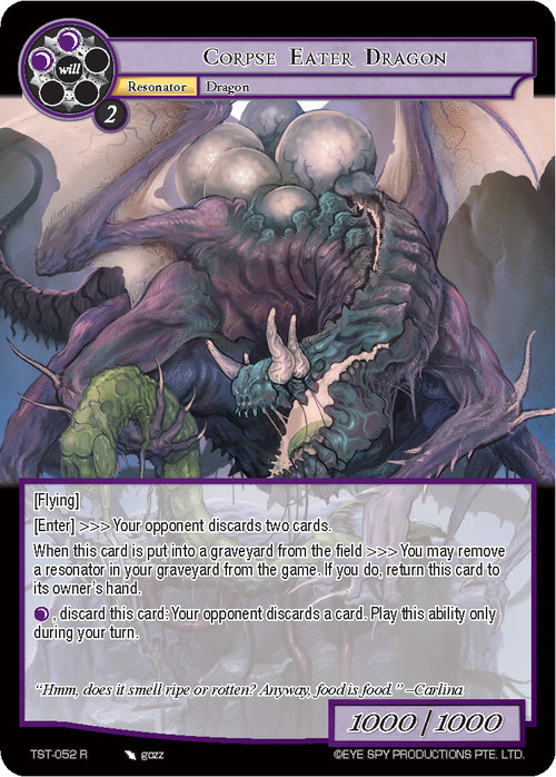 Corpse Eater Dragon Card Front