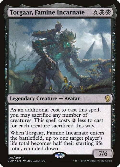Torgaar, Famine Incarnate Card Front