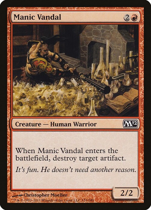 Manic Vandal Card Front
