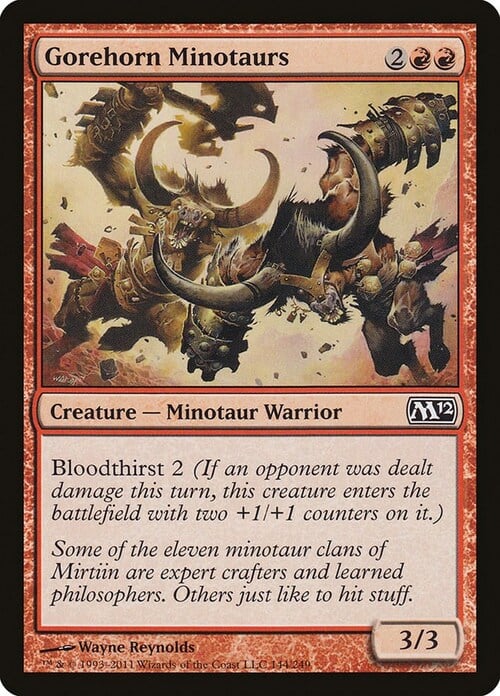 Gorehorn Minotaurs Card Front