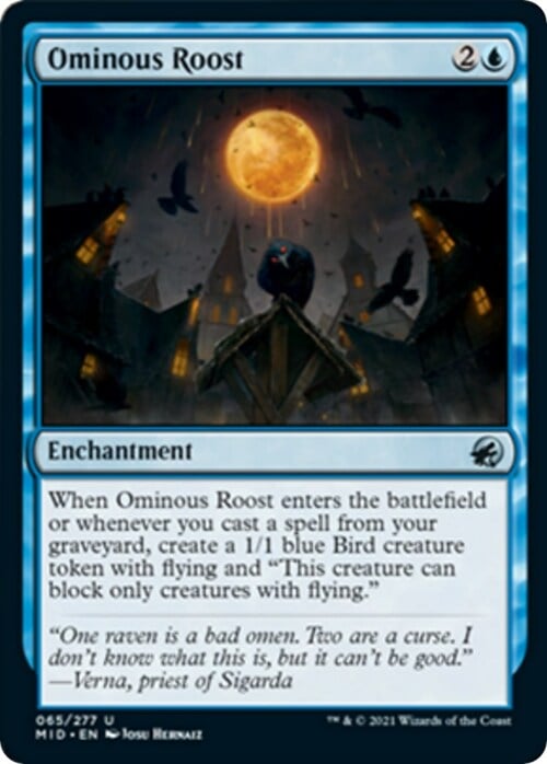 Ominous Roost Card Front