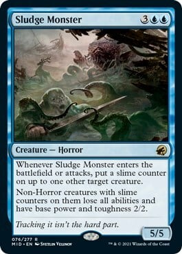 Sludge Monster Card Front