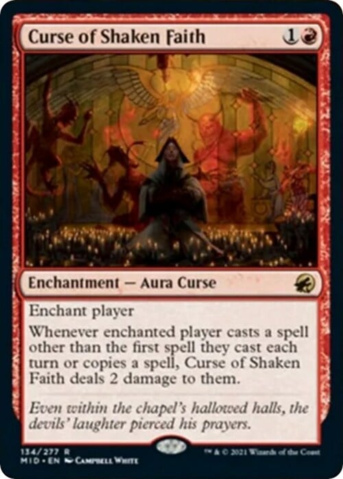 Curse of Shaken Faith Card Front