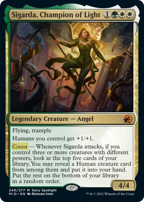 Sigarda, Champion of Light Card Front