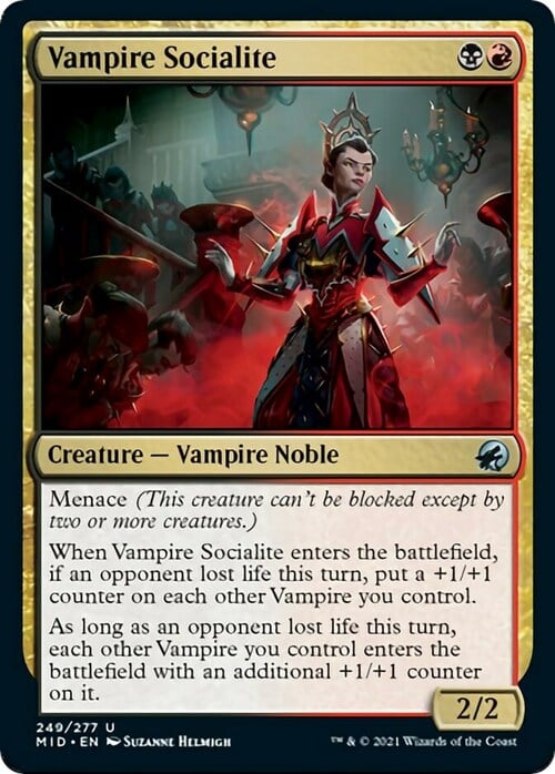 Vampire Socialite Card Front