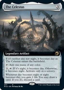 The Celestus Card Front