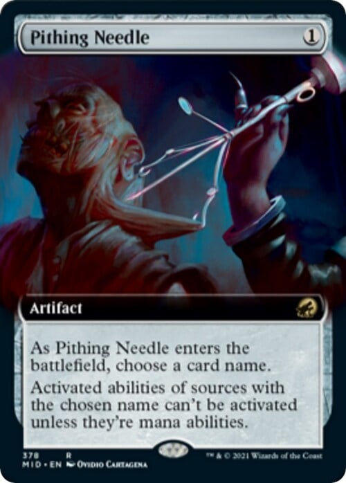 Pithing Needle Card Front