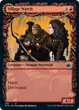 Village Watch // Village Reavers Card Front