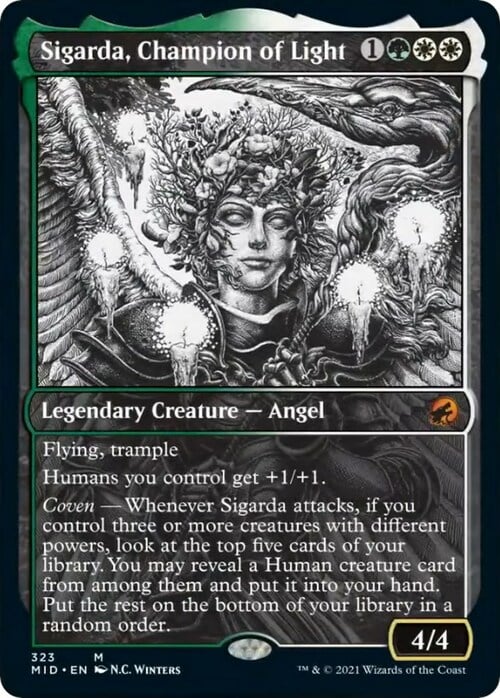 Sigarda, Champion of Light Card Front