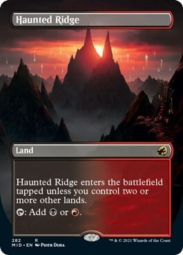 Haunted Ridge Card Front