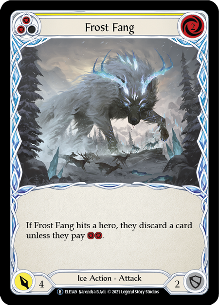 Frost Fang (Yellow) Card Front