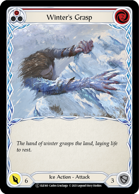 Winter's Grasp - Red Card Front