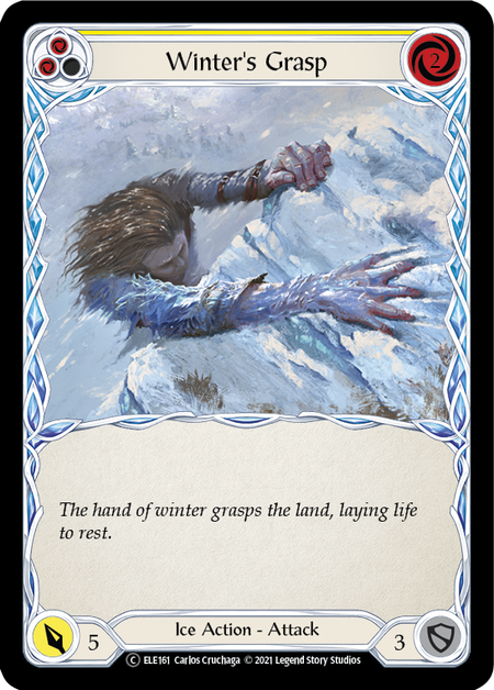 Winter's Grasp - Yellow Card Front