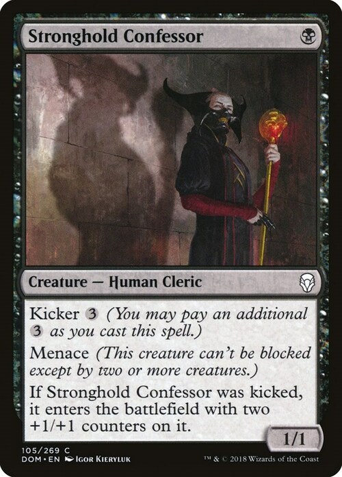 Stronghold Confessor Card Front