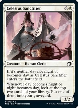 Celestus Sanctifier Card Front