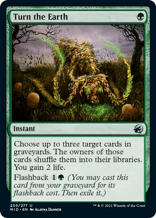 Turn the Earth Card Front