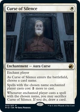 Maledizione del Silenzio Card Front