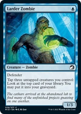 Zombie della Dispensa Card Front