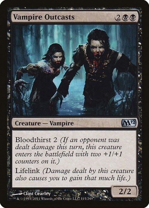 Vampire Outcasts Card Front