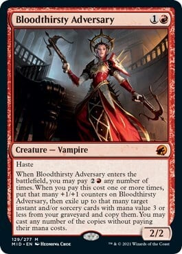 Bloodthirsty Adversary Card Front