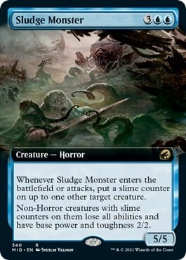 Sludge Monster Card Front
