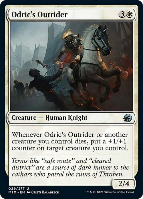 Odric's Outrider Card Front